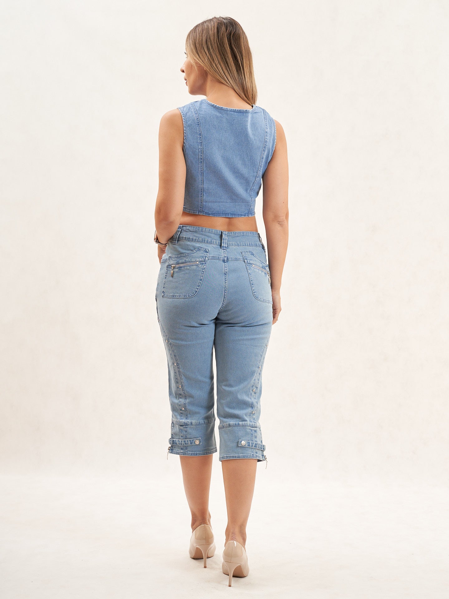 "Lafei-Nier" Denim Capris Jeans