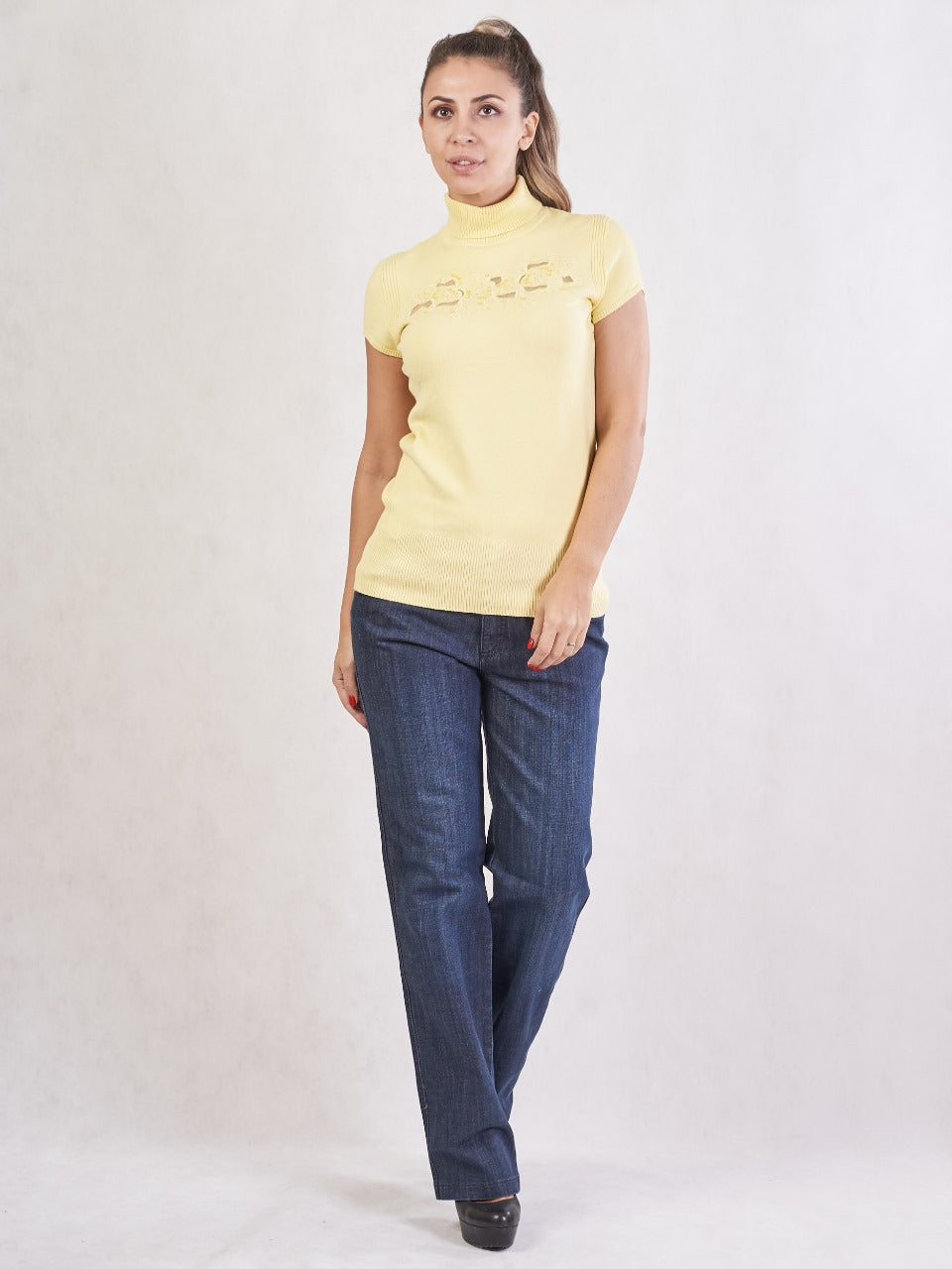 "Lafei-Nier" Soft Blouse Made of Denim Threads 13 Colors