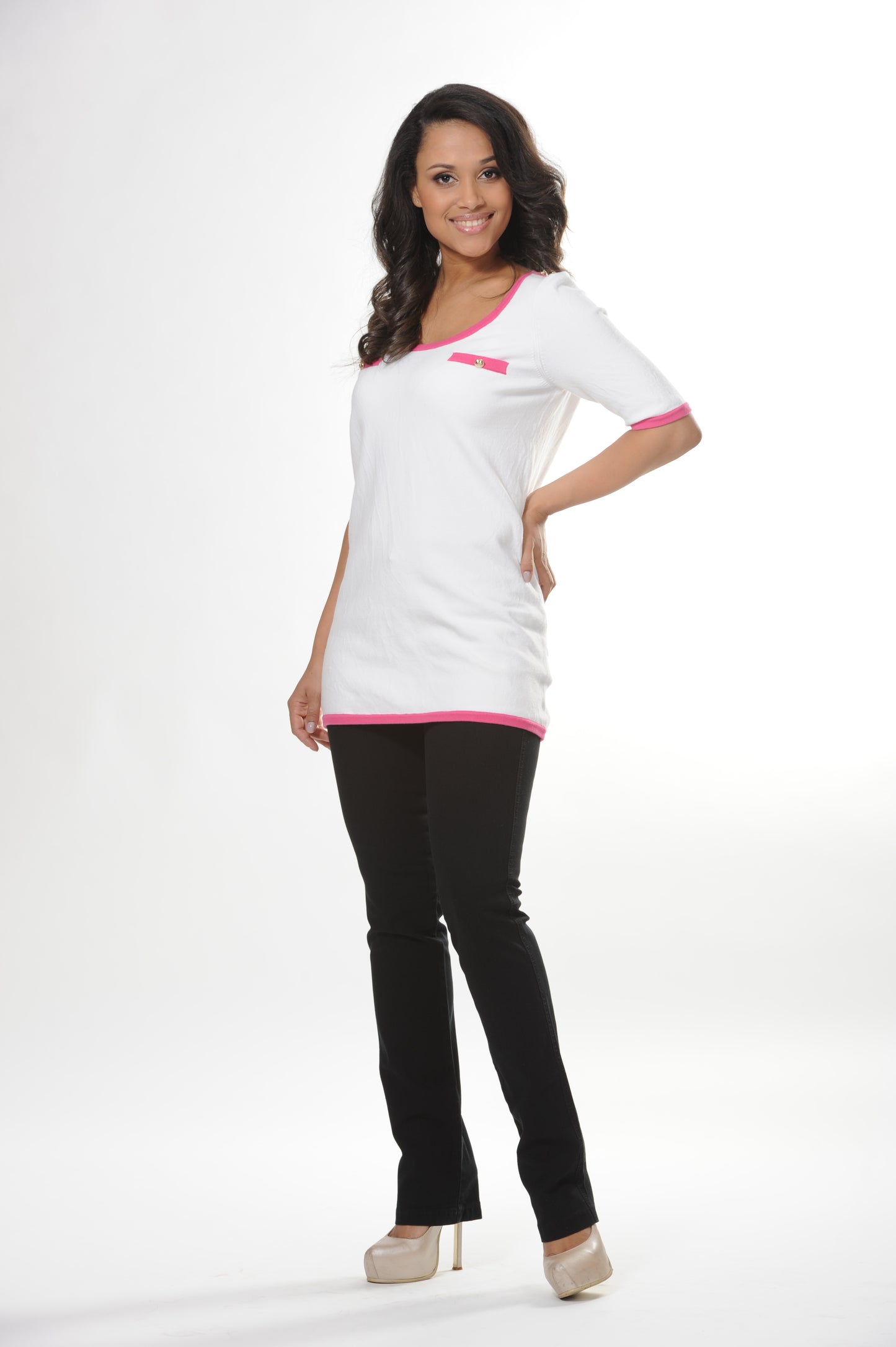 "Lafei-Nier" Soft Cotton Blouse Multiple Colors